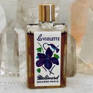 Molinard, Violette, 9.27 ml. or 0.313 oz. Flacon, Parfum Extrait, 1935, Grasse, Paris, France ..