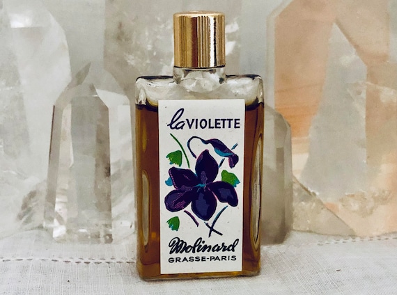 Molinard, Violette, 9.27 ml. or 0.313 oz. Flacon, Parfum Extrait, 1935, Grasse, Paris, France ..