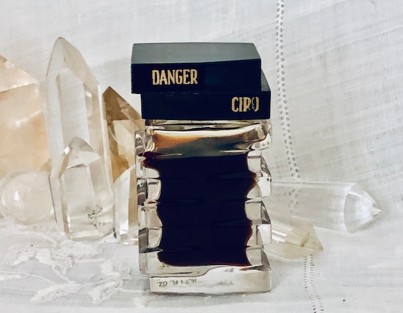 Ciro, Danger, 30 ml. or 1 oz. Flacon, Parfum Extrait, Baccarat, 1938, Paris, France ..