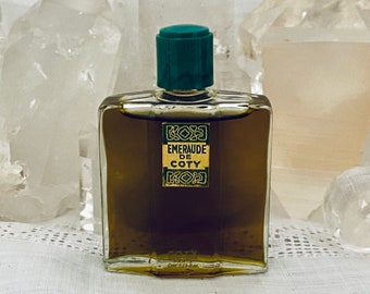 Coty, Emeraude, 'Emerald', 18 ml. or 0.59 oz. Flacon, Parfum Extrait, Crystalleries de Coty, 1921, 1935, Paris, France ..
