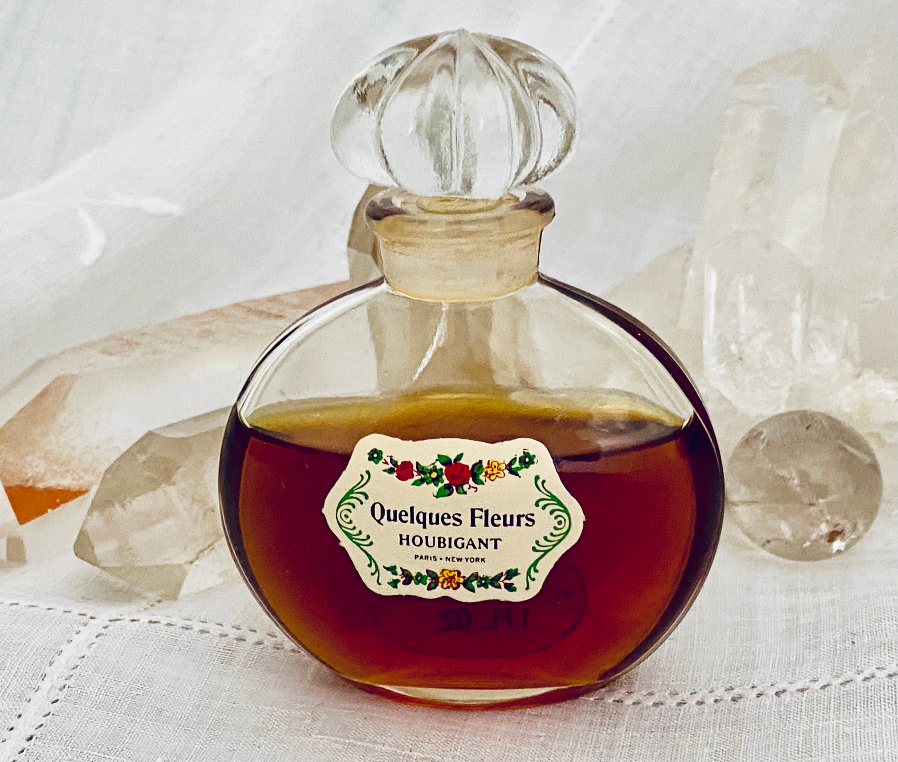 ウビガン香水 Quelques fleurs Chantilly Houbigant, Quelques Fleurs, 'some Flowers', 30 Ml. or 1 Oz. Flacon