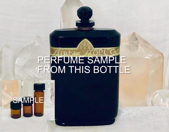 SAMPLE .. Caron, Nuit de Noël, Nuit de Noel, 'Christmas Night', DECANTED SAMPLE from Flacon, Parfum Extrait, 1922, Paris, France ..