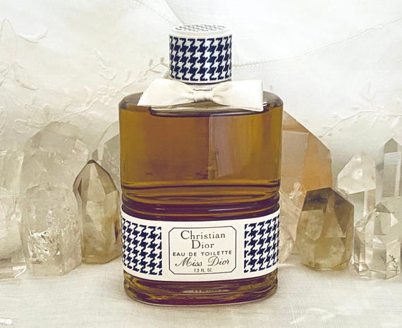 Christian Dior, Miss Dior, Classic Green Chypre, 212 ml. or 7.2 oz. Flacon, Eau de Toilette, 1947, 1960, Paris, France ..