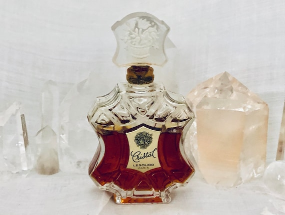 Lesourd Pivert, Cristal, 'Crystal', 50 ml. or 1.69 oz. Flacon, Parfum Extrait, 1923, Paris, France ..