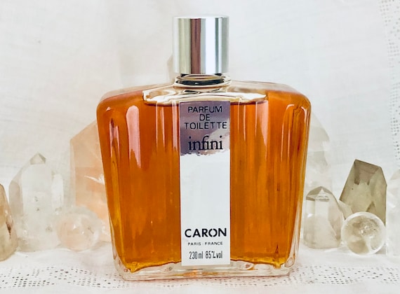Caron, Infini, 230 ml. or 8 oz. Flacon, Parfum de Toilette, Toilet Water, 1912, 1955, Paris, France ..