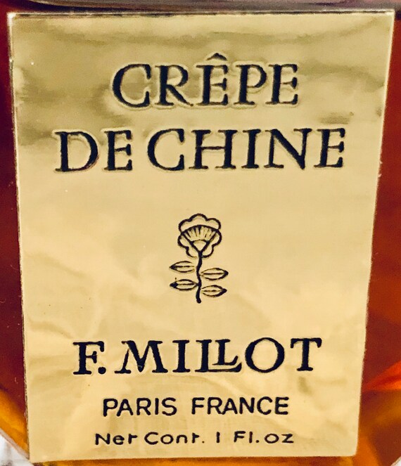 廉くん。専用　F. MILLOT CRÊPE DE CHINE 1oz 30ml F. Millot, Crêpe De Chine, 'chinese Silk', 30 Ml. or 1 Oz. Flacon