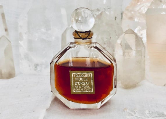 D'Orsay, Toujours Fidèle, 'Always Faithful', 15 ml. or 0.05 oz. Flacon, Parfum Extrait, 1909, 1928, Paris, France ..