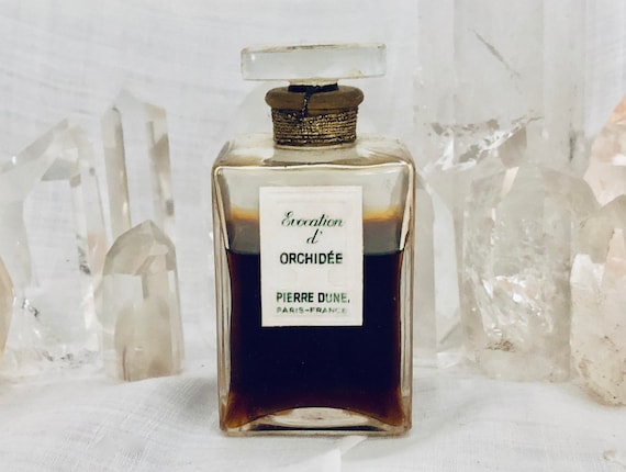 Pierre Dune, Évocation d'Orchidée, 'Evocation of Orchids', 60 ml. or 2 oz. Flacon, Parfum Extrait, 1939, Paris, France ..