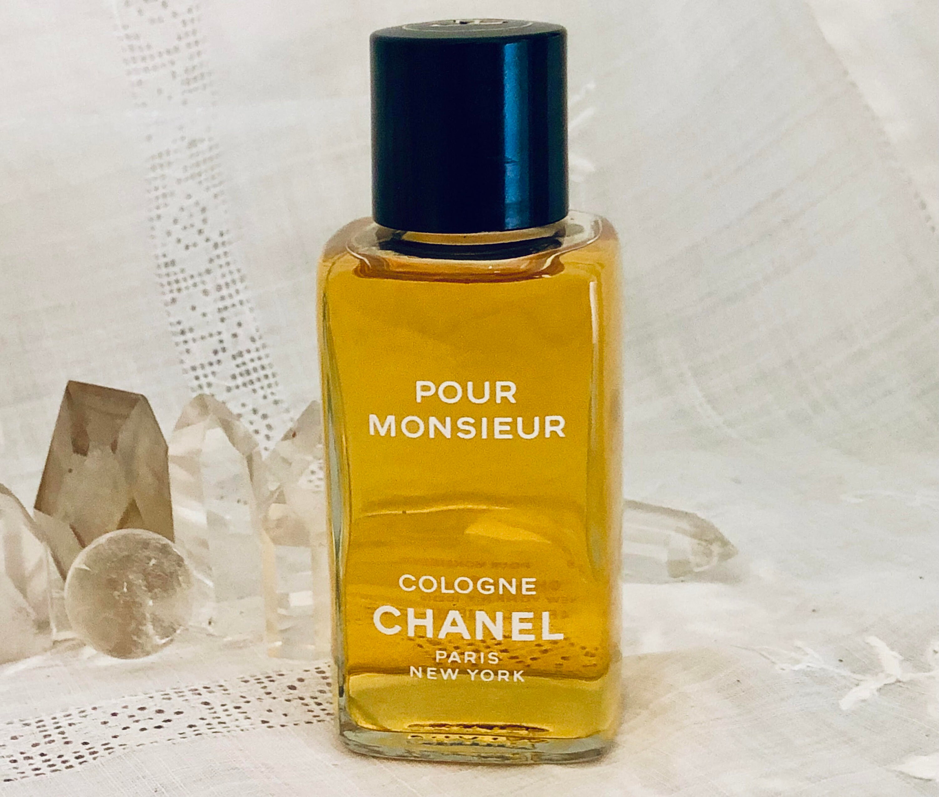 A bottle of Chanel Pour Monsieur eau de toilette mens aftershave