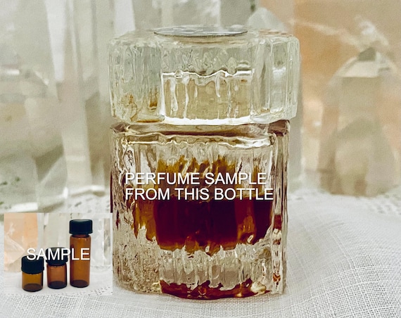 SAMPLE .. Houbigant, Essence Rare, 'Rare Essence', DECANTED SAMPLE from  Flacon, Parfum Extrait, 1928, 1970, Paris, France ..