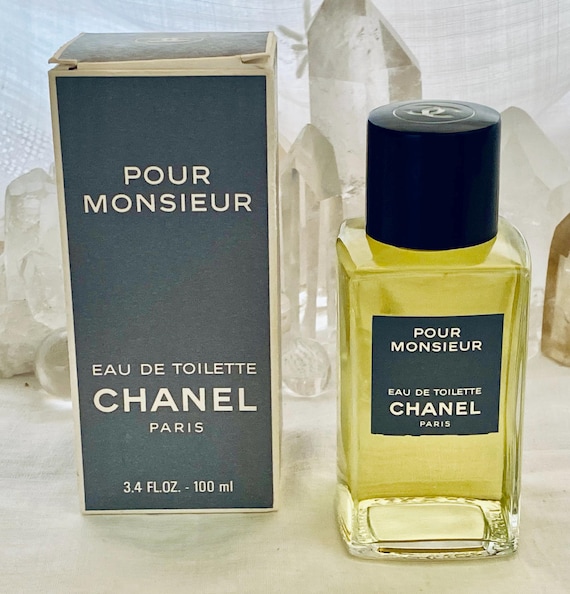 Chanel, Pour Monsieur, for Men, 100 Ml. or 3.4 Oz. Flacon, Eau De