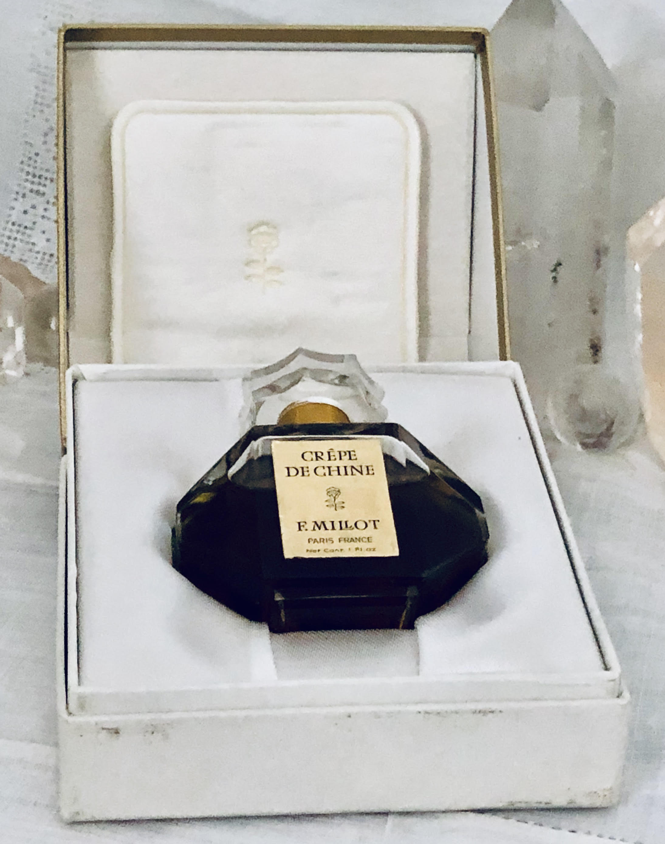 F. Millot, Crêpe De Chine, 'chinese Silk', 30 Ml. or 1 Oz F. Millot, Crêpe De Chine, 'chinese Silk', 30 Ml. or 1 Oz