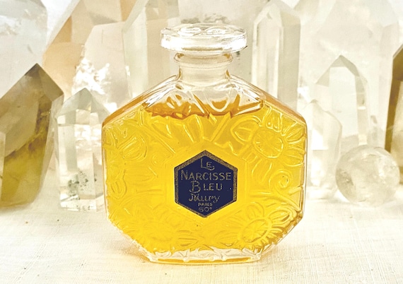 Mury, Le Narcisse Bleu, 15 ml. 0.5 oz. Flacon, Parfum Extrait, 1920, 1950, Paris, France ..
