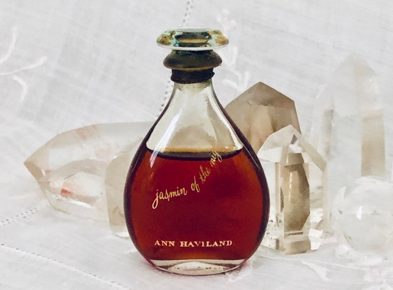 Ann Haviland, Jasmin of the Night, 25 ml. or 0.85 oz. Flacon, Parfum Extrait, 1950, New York, NY ..