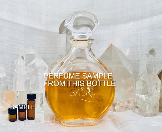 SAMPLE .. Caron, Parfum Sacré, 'Sacred Perfume', DECANTED SAMPLE from Flacon, Eau de Parfum, 1990, Paris, France ..
