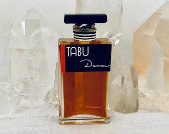 Dana, Tabu, 15 ml. or 1/2 oz. Flacon, Parfum Extrait, 1935, 1960 - 1970, Paris, France ..