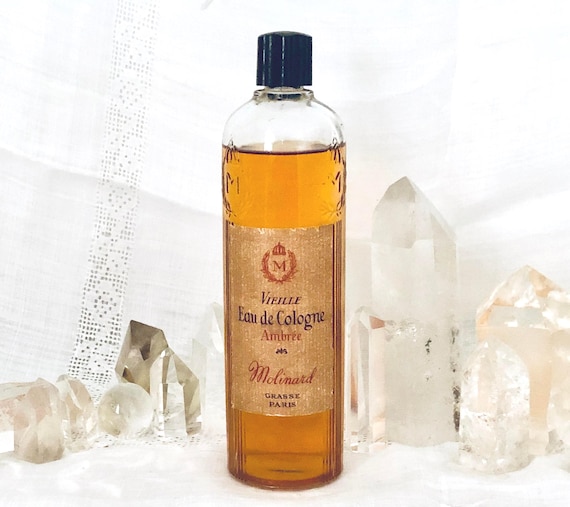 Molinard, Vielle Ambrée, 'Old Amber', 250 ml. or 8.45 oz. Flacon, Eau de Cologne, 1918, Paris, France ..