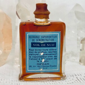 Guerlain, Vol de Nuit, &#39;Night Flight&#39;, Oriental Chypre, 25 ml. or 0.87 oz. Flacon, Pure Parfum Extrait, Refill Flacon, 1933, 1970, Paris, Fr