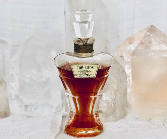 Ybry, The Buds, 'Les Bourgeons', 15 ml. or 0.5 oz. Flacon, Parfum Extrait, Baccarat, 1944, Paris, France, New York, NY ..