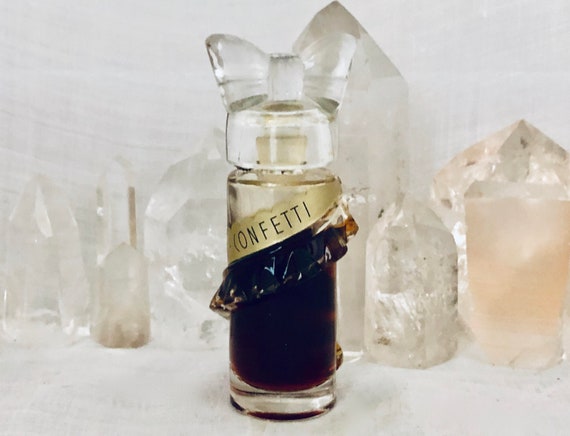Lenthéric, Lentheric, Confetti, 30 ml. or 1 oz. Flacon, Parfum Extrait, 1937, Paris, France ..