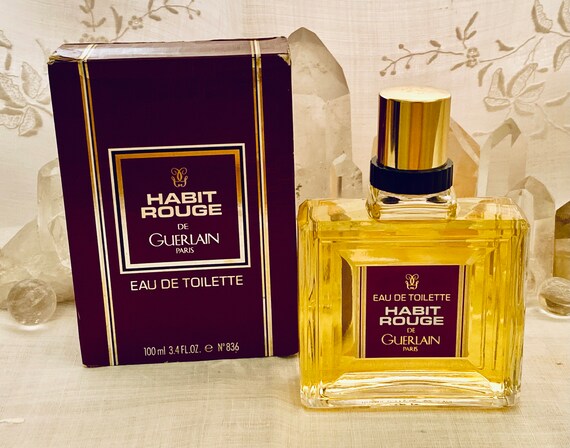 Guerlain, Habit Rouge, Red Riding Jacket, 100 Ml. or 3.4 Oz