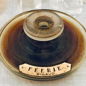 Rigaud, Féerie, Magic, 30 ml. or 1 oz. Flacon, Parfum Extrait, Lalique, 1938, Paris, France ..