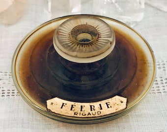 Rigaud, Féerie, 30 ml. or 1 oz. Flacon, Parfum Extrait, Lalique, 1938, Paris, France ..