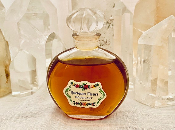 Houbigant, Quelques Fleurs, 14 ml. or 0.5 oz. Flacon, Parfum Extrait, 1913, 1960, Paris, France ..