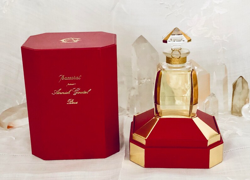 Annick Goutal, Eau dHadrien, 'Hadrien's Water', 70 ml. or 2.46 oz. Flacon, Eau de Parfum, Baccarat, 1981, Paris, France .. image 2