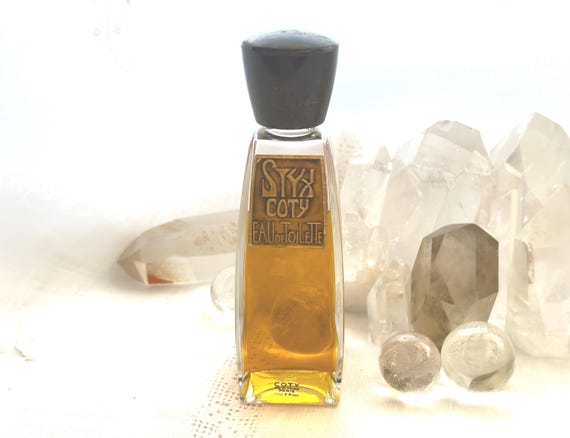 Coty, Styx, 60 ml. or 2 oz. Flacon, Eau de Toilette, 1912, 1940, Paris, France ..