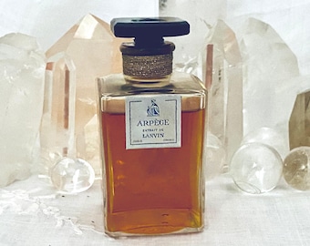 Vintage Lanvin Arpege Eau De Parfum France, Partial 3.3 Fl Oz