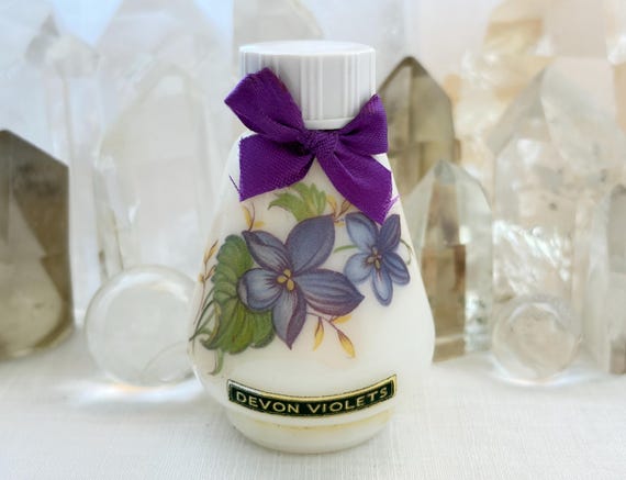 Aidees, Devon Violets, 30 ml. or 1 oz. Flacon, Pure Parfum Extrait, 1920, 1950, Tourquay, England ..