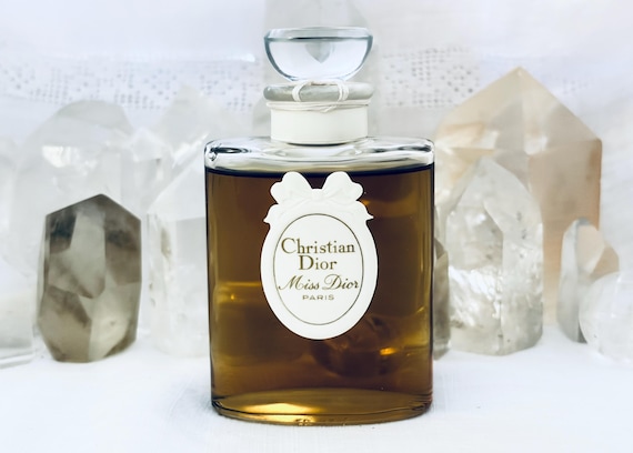 Christian Dior, Miss Dior, Classic Green Chypre, 30 ml. or 1 oz. Flacon, Parfum Extrait, 1947, 1970, Paris, France ..