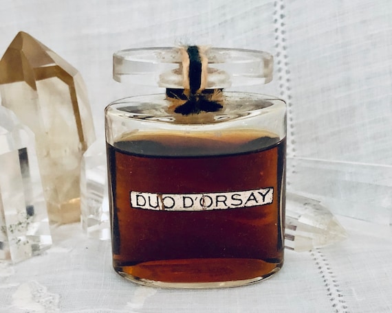 D'Orsay, Duo, 25 ml. or 0.85 oz. Flacon, Parfum Extrait, Baccarat, 1928, Paris, France ..