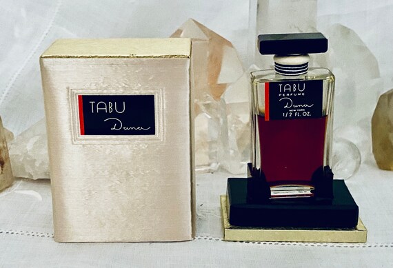 Dana, Tabu, 15 Ml. or 1/2 Oz. Flacon, Parfum Extrait, 1935, 1960