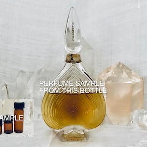 SAMPLE .. Guerlain, Chamade, 'Drum Beat of Surrender', DECANTED SAMPLE from Flacon, Parfum Extrait, Flacon Chamade, 1969, Paris, France ..