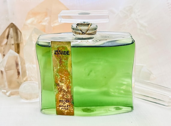 Roger & Gallet, Le Jade, 'Jade', 60 ml. or 2 oz. Flacon, Parfum Extrait, 1923, Paris, France ..
