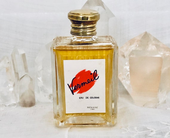 Bienaimé, Bienaime, Vermeil, 'Vermilion', 120 ml. or 4 oz. Flacon, Eau de Cologne, 1935, Paris, France ..