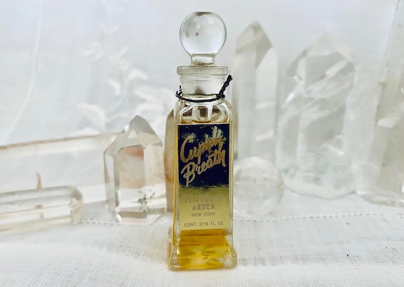 Elizabeth Arden, Cupid's Breath Essence, Lilac, 5.6 ml. or 3/16 oz. Flacon, Parfum Extrait, 1936, Paris, France ..