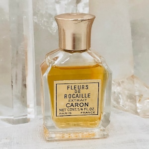 Caron, Fleurs de Rocaille, 7.5 ml. or 0.25 oz. Flacon, Parfum Extrait, 1933, 1948, Paris, France ..