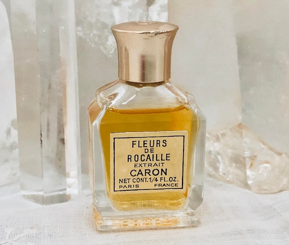 Caron, Fleurs de Rocaille, 7.5 ml. or 0.25 oz. Flacon, Parfum Extrait, 1933, 1948, Paris, France ..