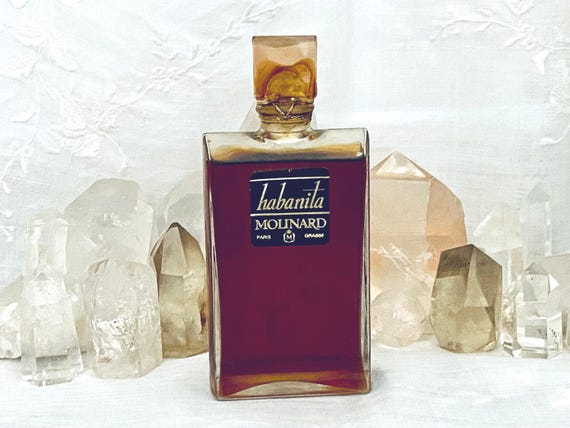 Molinard, Habanita, 89 ml. or 3 oz. Flacon, Parfum Extrait, 1921, 1940, Paris, France ..