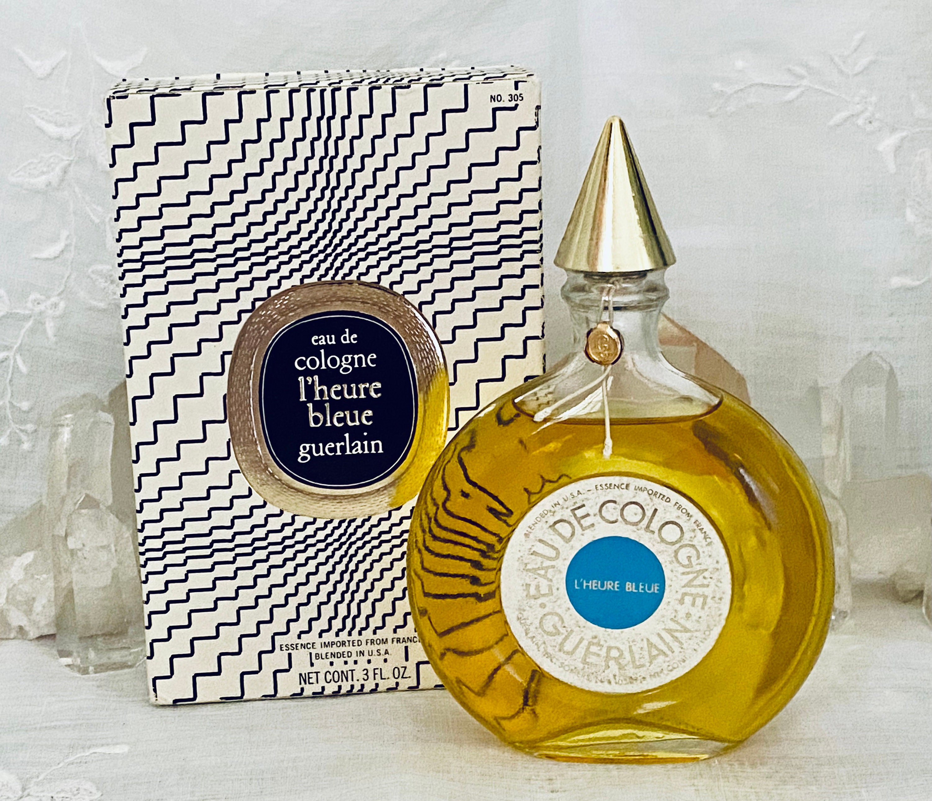 Guerlain, L'heure Bleue, 'the Blue Hour', 100 Ml. or 3 Oz. Flacon