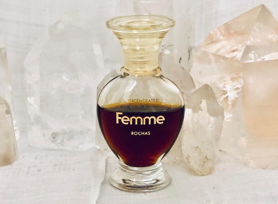 Marcel Rochas, Femme, 'Woman', Soft Leather, 15 ml. or 0.5 oz. Flacon, Concentrated Bath Oil, 1943, Paris, France ..