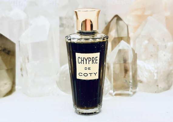 Coty, Chypre, 'Cyprus', 10 ml. or 0.35 oz. Flacon, Parfum Extrait, Lalique, 1917, 1940, Paris, France ..
