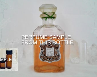 SAMPLE .. Guerlain, Double Extrait de Fleur d'Oranger, 'Double Extract of Orange Blossom', DECANTED SAMPLE from Flacon Carre, Parfum, 1902,