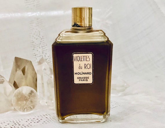Molinard, Les Violettes du Roi, 'The King's Violets', 40 ml. or 1.4 oz. Flacon, Parfum Extrait, 1917, 1928, Paris, France ..