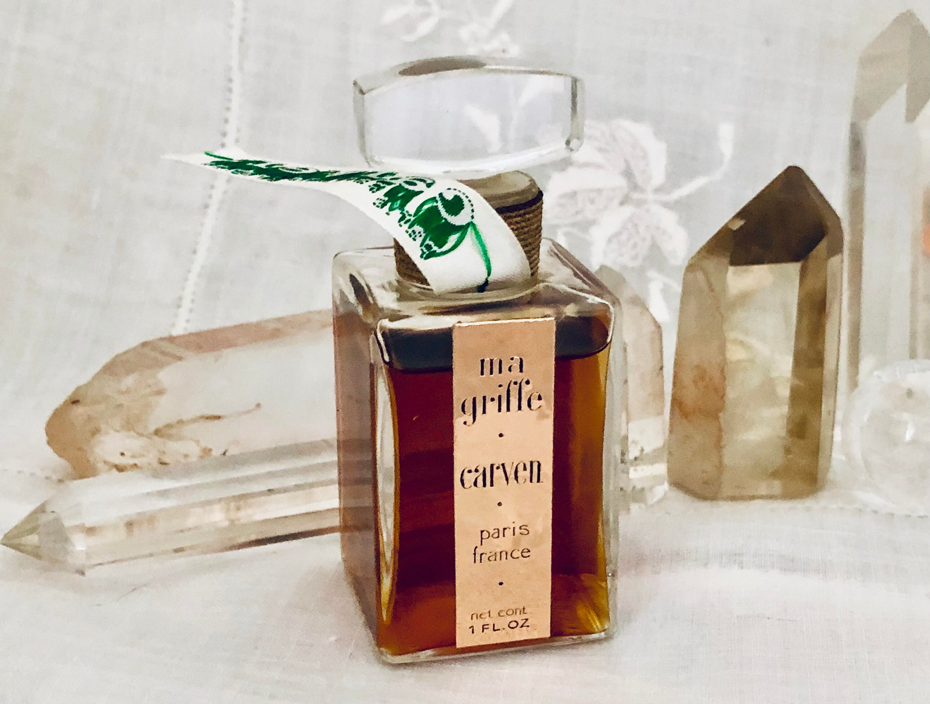 Basenotes.net - Carven has a new Christmas gift set which features the  classic floral chypre, Ma Griffe. Launched in 1946, Ma Griffe combined for  the very first time the green note of