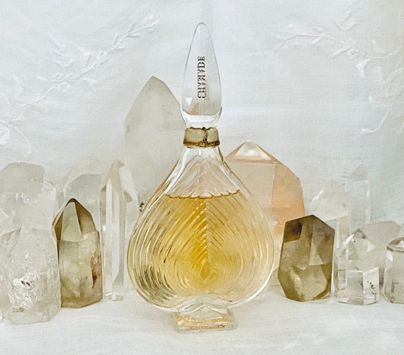 Guerlain, Chamade, 'Drum Beat of Surrender', 30 ml. or 1 oz. Flacon, Parfum Extrait, Flacon Chamade, 1969, Paris, France ..