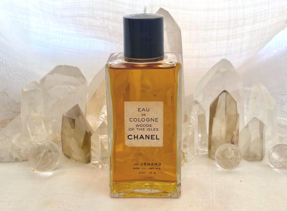 Chanel,  Woods of the Isles, Bois des Iles, 120 ml. or 4 oz. Flacon, Eau de Cologne, 1930, 1950, Paris, France ..